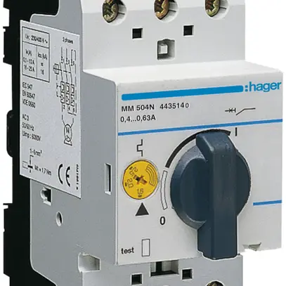 Démarreur de moteur Hager 0.4…0.63A 