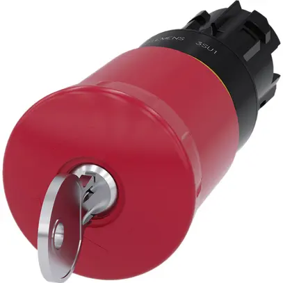 Pulsante Siemens SIRIUS ACT ISO serratura CES Ø40mm rosso plastica 