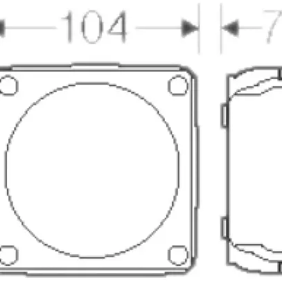 Scatola di derivazione AP Hensel KF G 4mm² senza mors.gr 