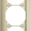 Cadre de recouvrement EDIZIOdue 1×3 vanille 