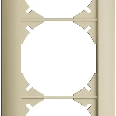 Cadre de recouvrement EDIZIOdue 1×3 vanille 
