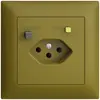 Prise ENC EDIZIOdue T13 FI 30mA FMI, olive 