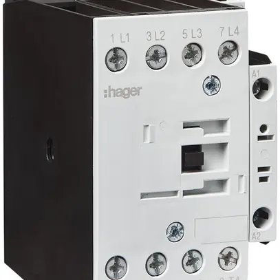 Leistungsschütz Hager 4P+1 S 32A bei AC-1 Spulenspannung 24VDC 