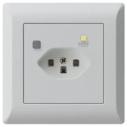 Presa INC KLI T23 FI 30mA grigio chiaro 