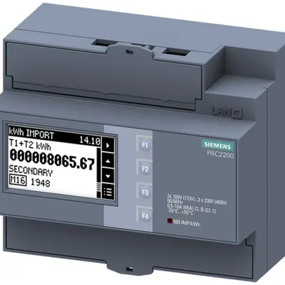 Energiemessgerät Siemens SENTRON PAC2200 65A M-Bus MID Schraubklemmen 
