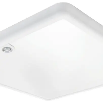 Plafonnier LED SG Sense Surface PIR 28W 3870lm 830 597×597mm blanc 
