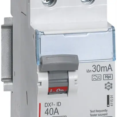 Interrupteur différentiel Legrand DX3standard 2P 230V 40A 0.03A type F 2UM 