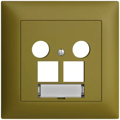 Kit de recouvrement ENC Edue FMI, p.prise multimédia EASYNET, p.2×RJ45 S-One, ov 