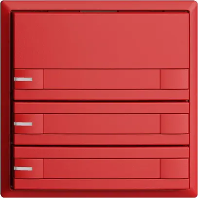 Poussoir KNX RGB EDUE, 250mW, a.LED RGB, papier, 3×poussoir, C.2×T., ber 