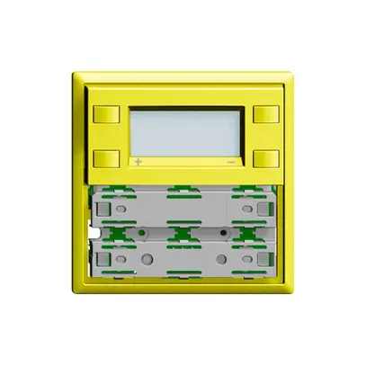 Placca frontale RTH KNX 1…4×EDIZIOdue lemon con LED RGB 