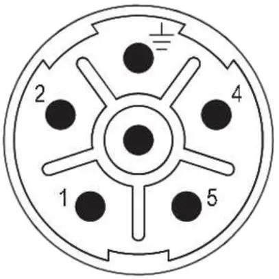Presa Weidmüller SAI-M23-BE-L-6 connessione a crimpare M23 6L 