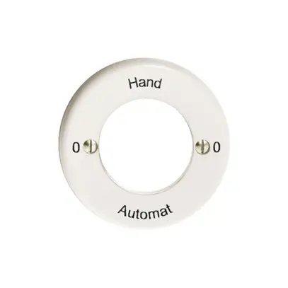 Kit front. 0-Hand-0-Automat blanc pour interrupteur rotatif à clé 