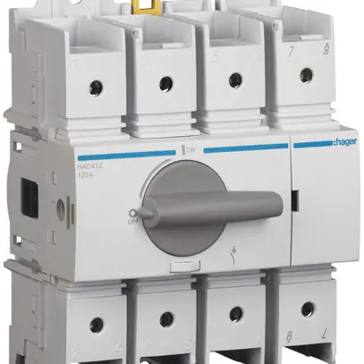 Interruttore sezionatore Hager HAD412 4L 125A 