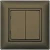 Pulsante RF AP ALADIN EnOcean EDIZIOdue, 2-volte, marrone 