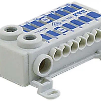 Borne Easy Connection Box 1L 2×2.5…16mm², 14×0.5…4mm², bleu 