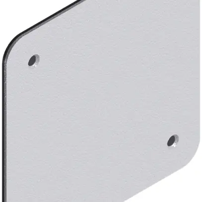 Couvercle étanche Quox 130×130mm aluminium blanc laqué IP54 