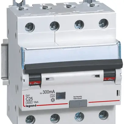 Fehlerstrom-/Leitungsschutzschalter Legrand C 4P 20A 6000A 300mA Typ A 