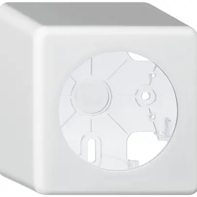 Boîtier AP basico blanc h=64mm Ø58mm 