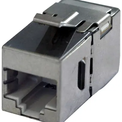 Modulo di accoppiamento BACHMANN 2×RJ45 Keystone presa/presa 6A (IEC) schermato 