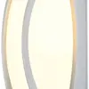 Lampada a muro SLV MERIDIAN 2, E27 25W IP54 grigio argento 