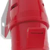Presa AP CEE Bals 5P 16A 400V 6h rosso IP44 nich.Quick Connect 