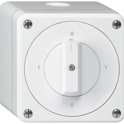 AP-Drehschalter robusto IP55 Schema 0/3P weiss 