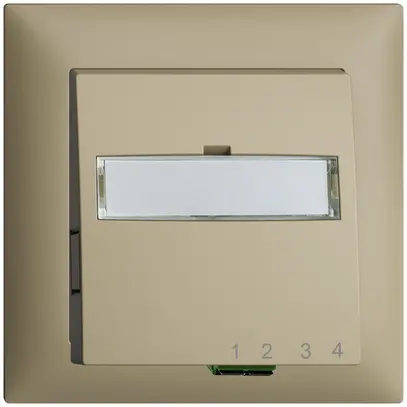 Scatola di raccordo INC FTTH EDIZIOdue FH 1×LC APC Duplex FMI sand 