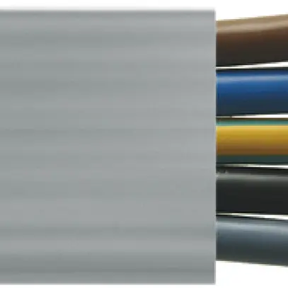Cavo piatto Woertz Power 5×10mm² senza alogeni grigio B2ca 