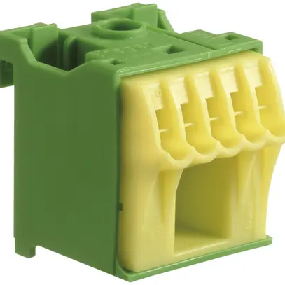 Borne de connexion Hager QuickConnect PE 5/1 6 points de connexion 