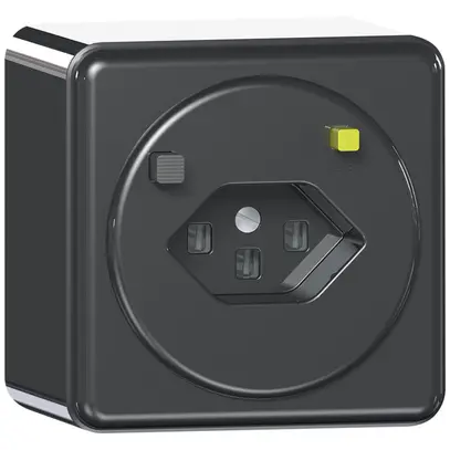 Presa FI AP CLASSIC T23 30mA nero 