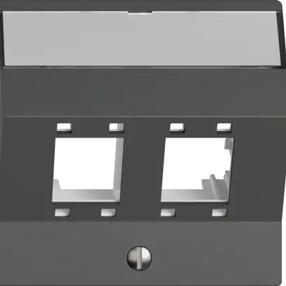 Montageset EDIZIO.liv SNAPFIX® für freenet Kat.5e/6 2× dgu 