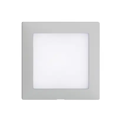 Kit frontale EDIZIOdue grigio chiaro 60×60mm per lampada LED 