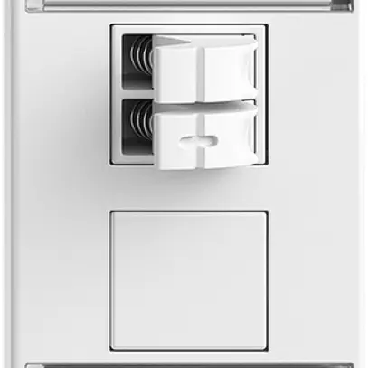 Presa audio INC 1×Feller FLF, c.kit dicitura&morsetto Push Type, bi 