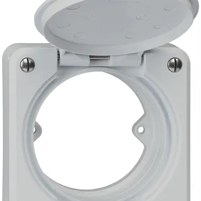 Oberteil robusto mit Klappdeckel 2-Punkt mit Adapterring grau 