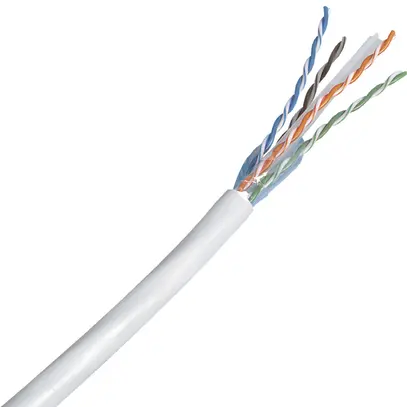 Installationskabel R&M E-U/UTP AWG26 4×2×0.78 weiss 305m 