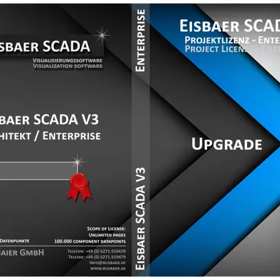Licenza per upgrade EisBär SCADA 3, "Architekt" → "Enterprise" 