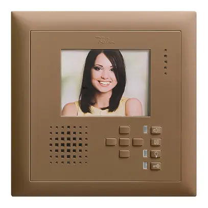 Poste mains-libres vidéo ENC EDIZIOdue FMI coffee 