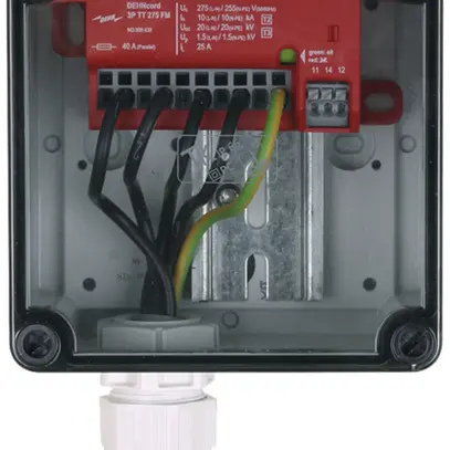 Boîte de jonction de boîtier DEHNcube DCU EMOB 2 16 type 2+3 