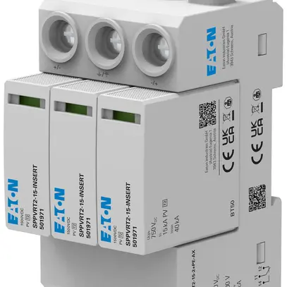 Scaricatore di sovratensione Eaton SPPVRT2-15-2+PE DC 1500V 