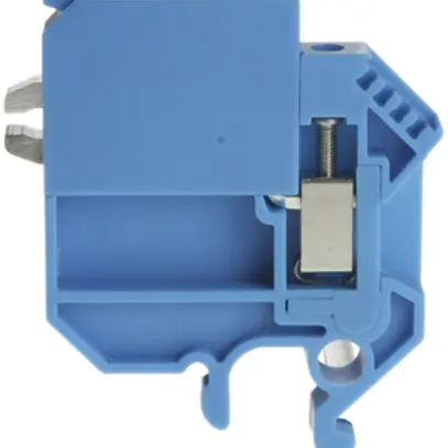 Borne sectionneuse de neutre Woertz 4mm² bleu 