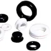 Passe-câble PVC 16/2mm noir 