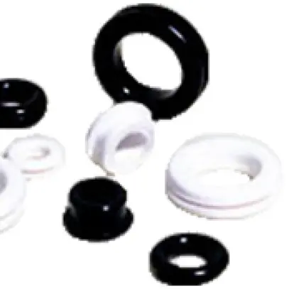 Passe-câble PVC 26/2mm noir 