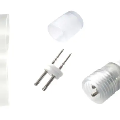 Adaptateur de connexion MK QuickFix sur Rope Light, 7cm, transparent 