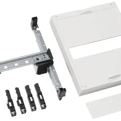Baustein Hager univers N 300×250mm für SLS-Hutschiene 