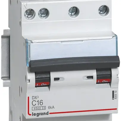 Disjoncteur Legrand C 4P 16A 4500A/6kA 