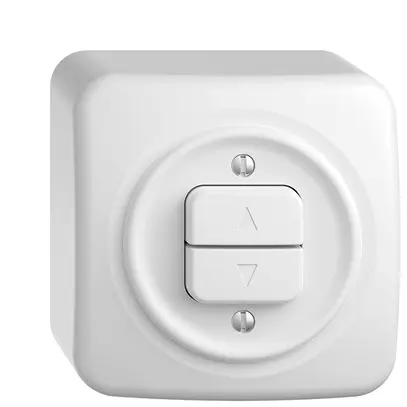 Interruttore per tapparella AP STANDARDdue bianco 1 canale 