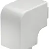 Angle plat Bettermann pour canal d'installation WDK blanc pur 60×60mm 