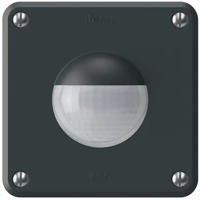 Kit frontal Hager robusto IP55 Z pour détecteur de mouvement noir 