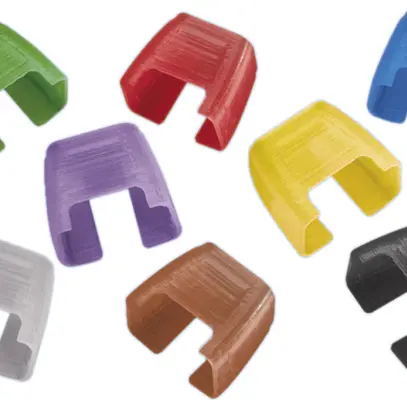 Farbcodierung R&M anthrazit, für Rangierkabel Kat.6 