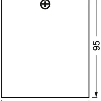 Plafonnier/applique LEDVANCE SPOT SURFACE SQUARE GU10 1×7W 80×80mm noir 